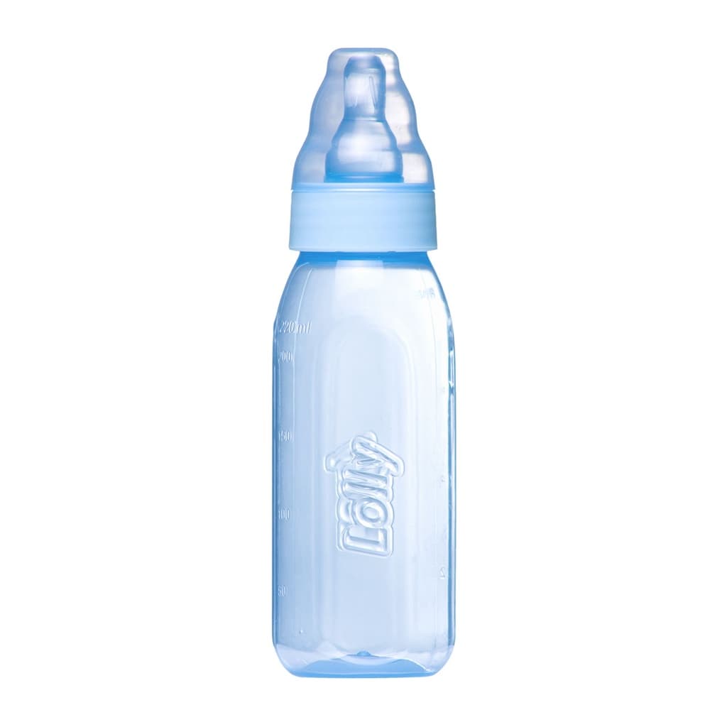 Mamadeira Clean 220 ml R Azul Lolly