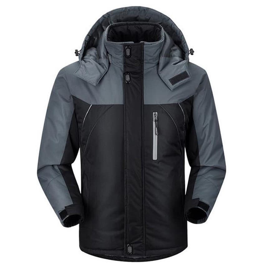 Jaquetas De Inverno Masculinas Outwear Casacos Masculinos Engrossar Retalhos Parkas Com Capuz