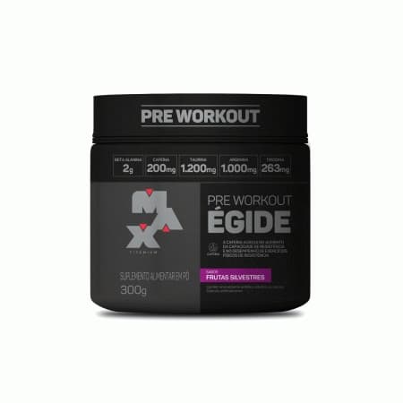 Pré treino Égide 300G Frutas Silvestres - Max Titanium - Pre Workout