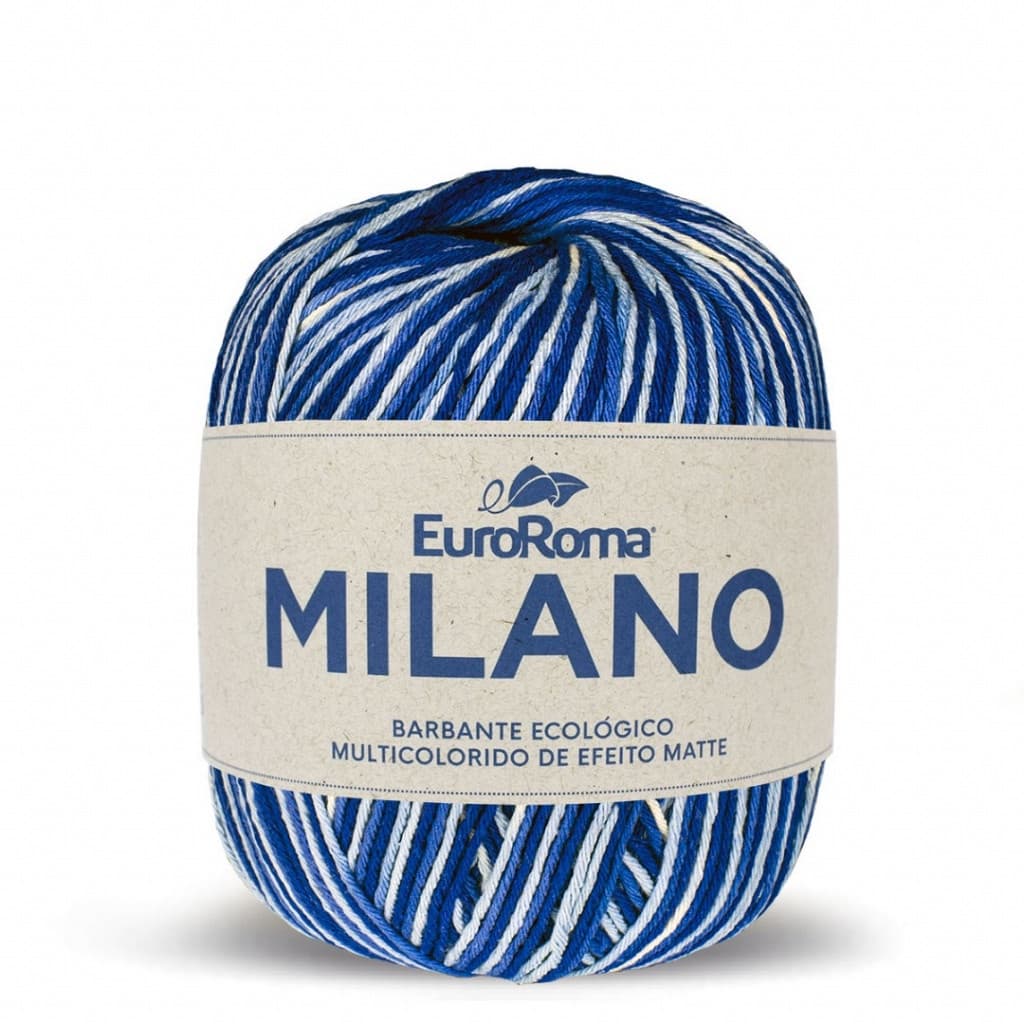 Barbante Euroroma  Milano  226m / 200 Gr  numero 6 Para Crochê