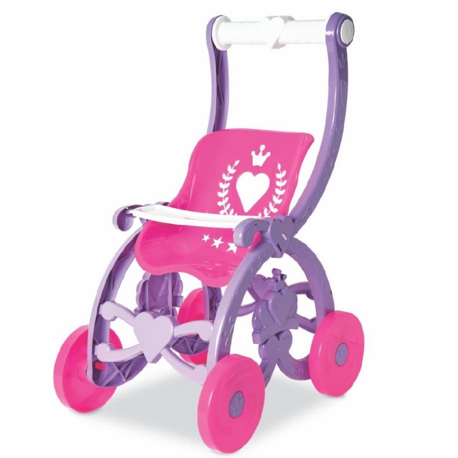 Carrinho de Boneca florzinha Infantil - GRANDE