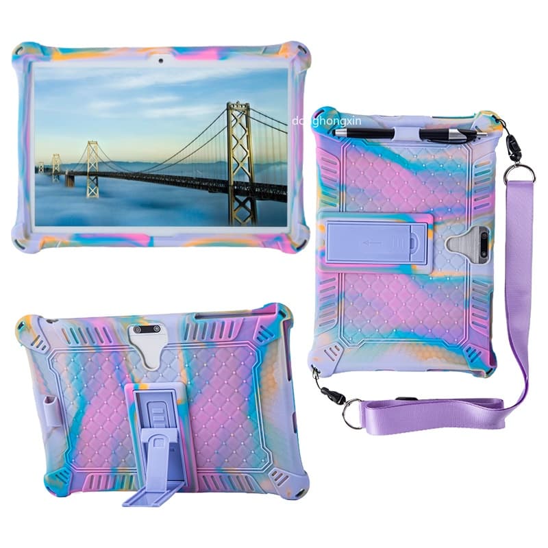 10.1 Universal Soft Case Silicone Funda Para 10 10.1 Polegada Android PC Macio À Prova De Choque Caso Capa L 9.45 W 6.42