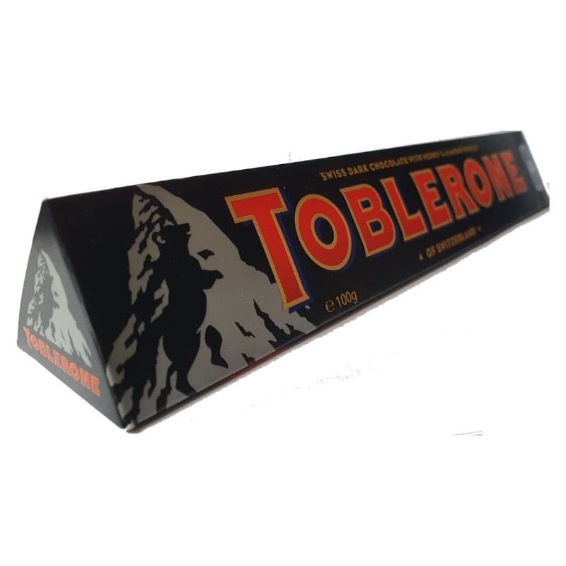 Chocolate Toblerone Amargo C/Amendoas Importado Suiça 100Gr
