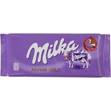 Chocolate Milka Alpine Milk - Importado Polônia