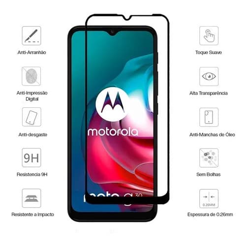 Película De Vidro 3d Moto-g10 / Moto-g 20 / Moto-g 30 / Moto-g 40 / Moto-g 50 / Moto-g 60 / Moto-g 100