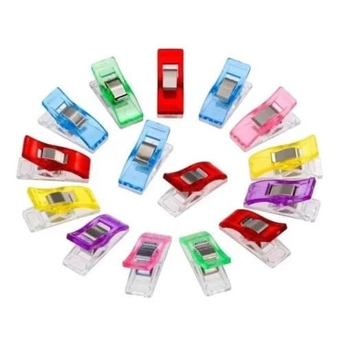 Prendedor De Tecido Pequeno Clips Tecido Patchwork - 5 Und
