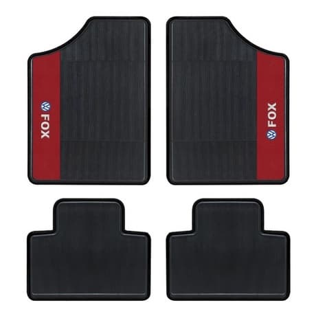 Tapete Personalizado  Automotivo Vw Fox  4 Peças