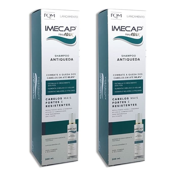 Shampoo Antiqueda Imecap Hair Max Fortalecedor E Hidratante