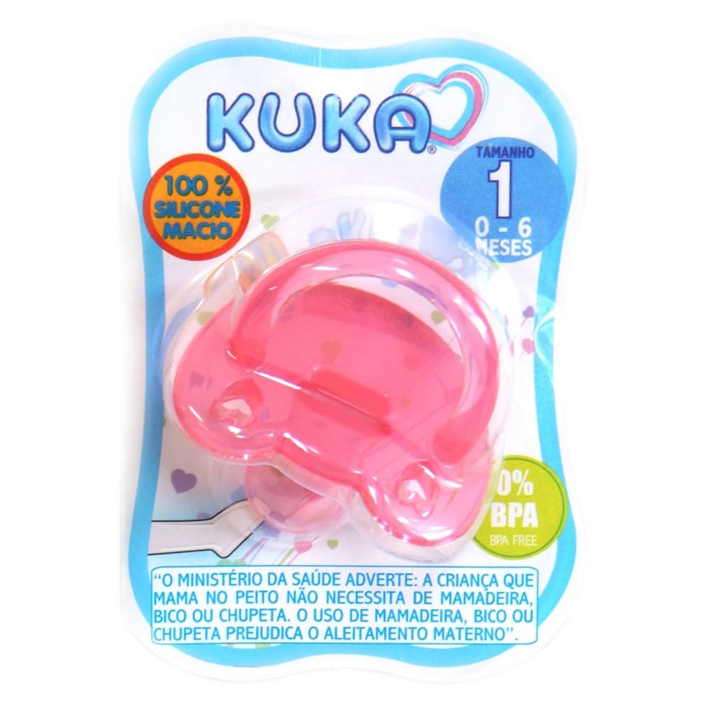 CHUPETA KUKA 100% SILICONE ORTODONTICA SOFT  Nº 1