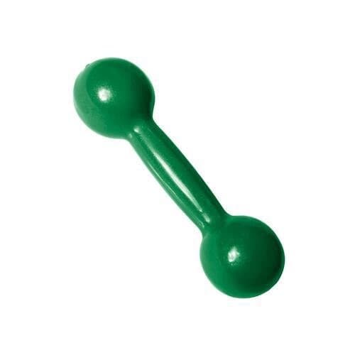 Halter Peso Bola Emborrachado de 2Kgs Verde Musculação Academia