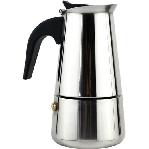 Cafeteira Italiana 2 Xicaras Expresso Moka Aço Inoxidável 100ml