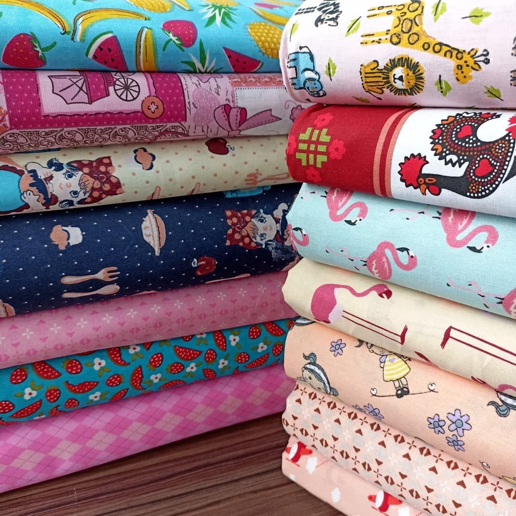 Tecido Tricoline 100% Algodão; 1,50mt; Estampas Variadas | Artesanato | Patchwork