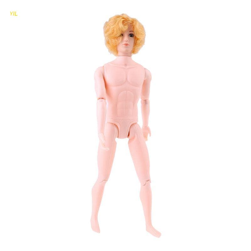 Yil 30cm 12 Móveis Articulado Nude Bonecas Corpo Boneca Cabelo Amarelo Para Menino Masculino