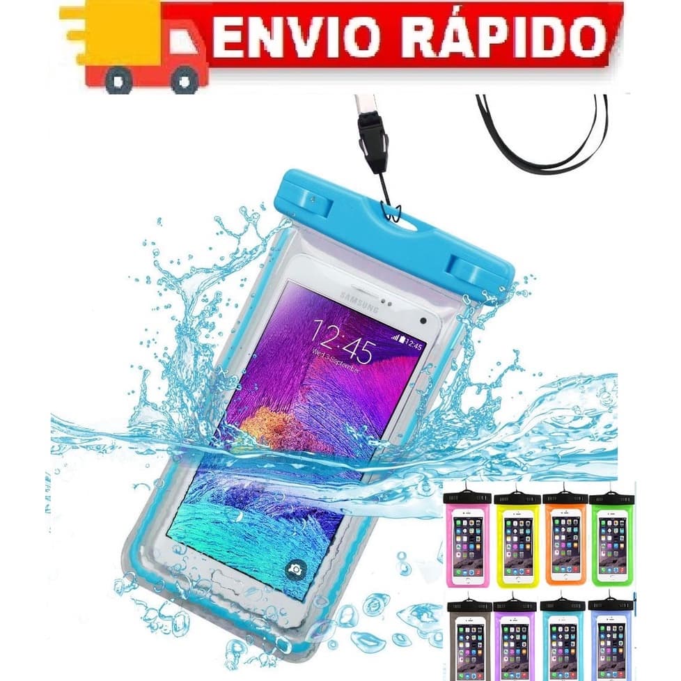 Capa Protetora Prova D'água Mergulho Praia Piscina para celular ou carteira capinha hidrofóbica capinha anti agua