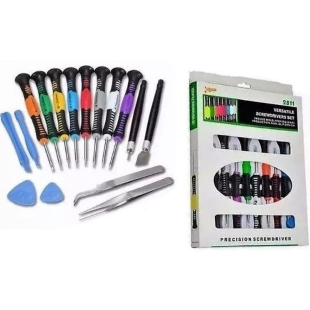Kit Chaves de Precisão para Abrir Celular | Espátula Pinça | Compatível para Samsung, Motorola, Android,Tablet, iPhone, Notebook