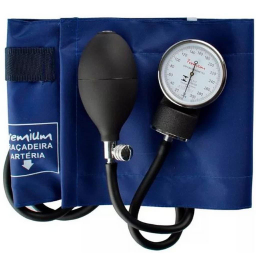 Aparelho Medidor De Pressão Arterial Manual Esfigmomanômetro Premium Envio Imediato!