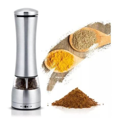 Moedor De Pimenta Ou Sal Temperos Aço Inox Gourmet Cozinha3343