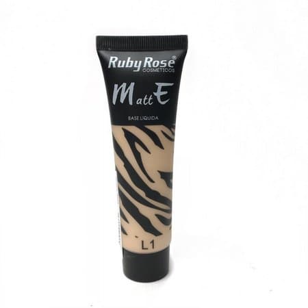 Base Ruby Rose Base Liquida Facial Matte / Natural Look / Soft Matte.