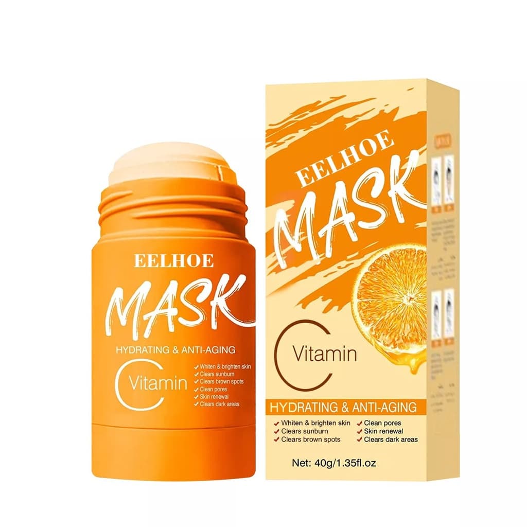 Mascara Facial Vitamina C Hidratante Anti Idade Limpeza Pele
