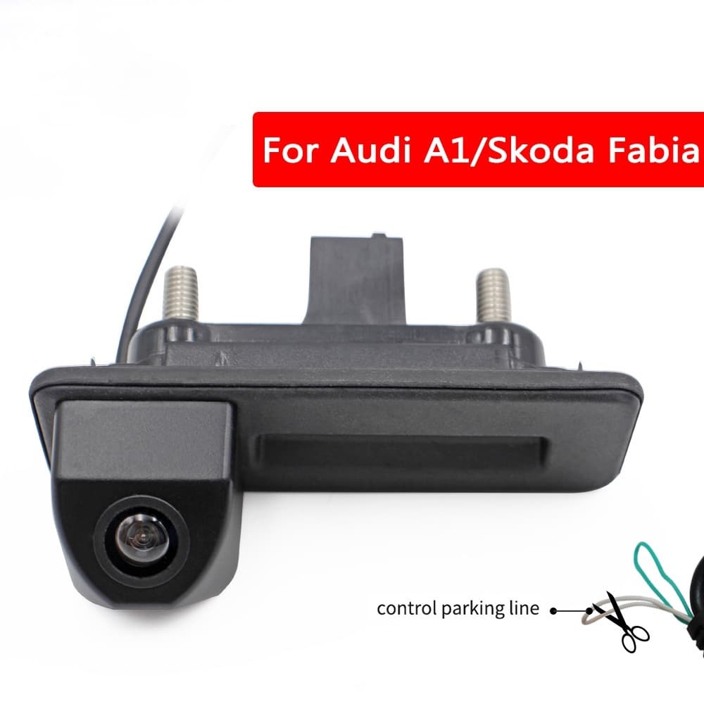 Smartour Tronco Lidar Com Câmera HD fisheye Visão Traseira Do Carro Noturna Reversa Para Audi A1/Soda Fabia