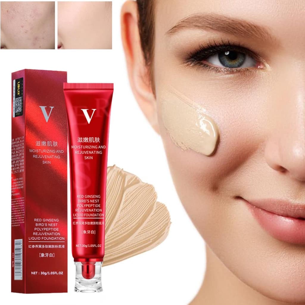 FV Base Líquida/Corretivo Vermelho/Sem Manchas/À Prova D'água/Maquiagem/Com Formato De Pássaro/Nutrição/BB Cream 30g