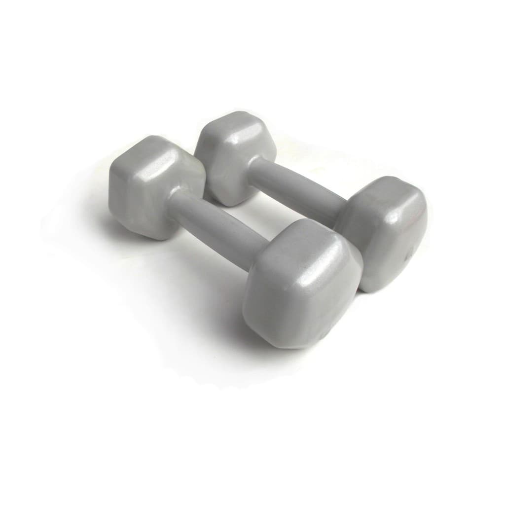 Peso Academia - par halteres 3 kg para musculacao - peso musculação - halteres emborrachado 3kg
