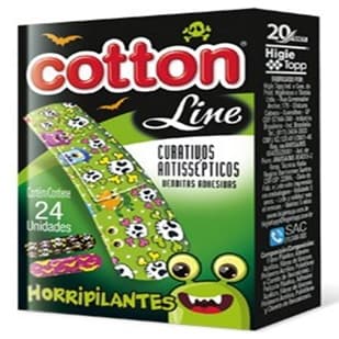 Kit com 2 caixas de Curativos Cotton Horripilantes 24 Unidades cada