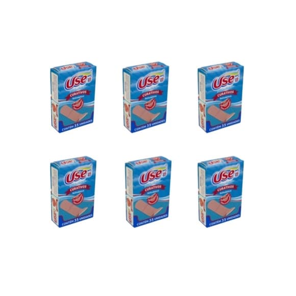Kit 6 Curativos Use It 35 Unidades