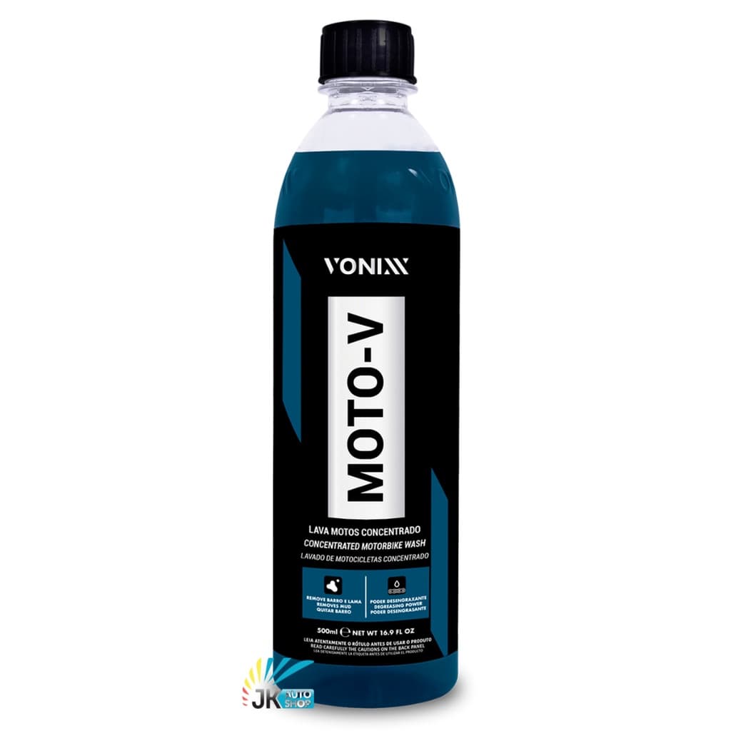 Moto-V Lava Motos Concentrado Shampoo Para Motos Desengraxante 500ml Vonixx