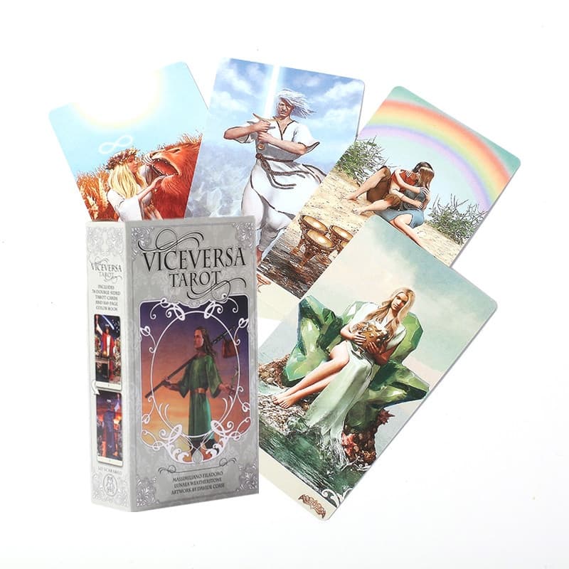 78pçs Kit Tarot/Cartas Oculo Para Festa Na Família/Jogo De Tabuleiro Com Livro