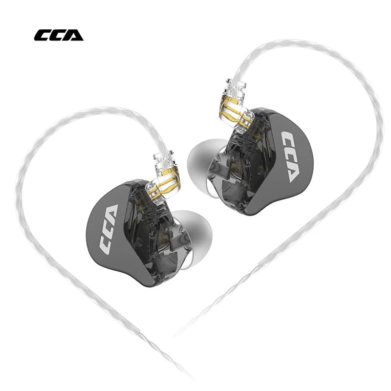 CCA CRA In Ear HiFi Fone De Ouvido De Alta Polímero Diafragma Monitor De Fones Noice Canceling Esporte Gamer NRA ZEX EDX