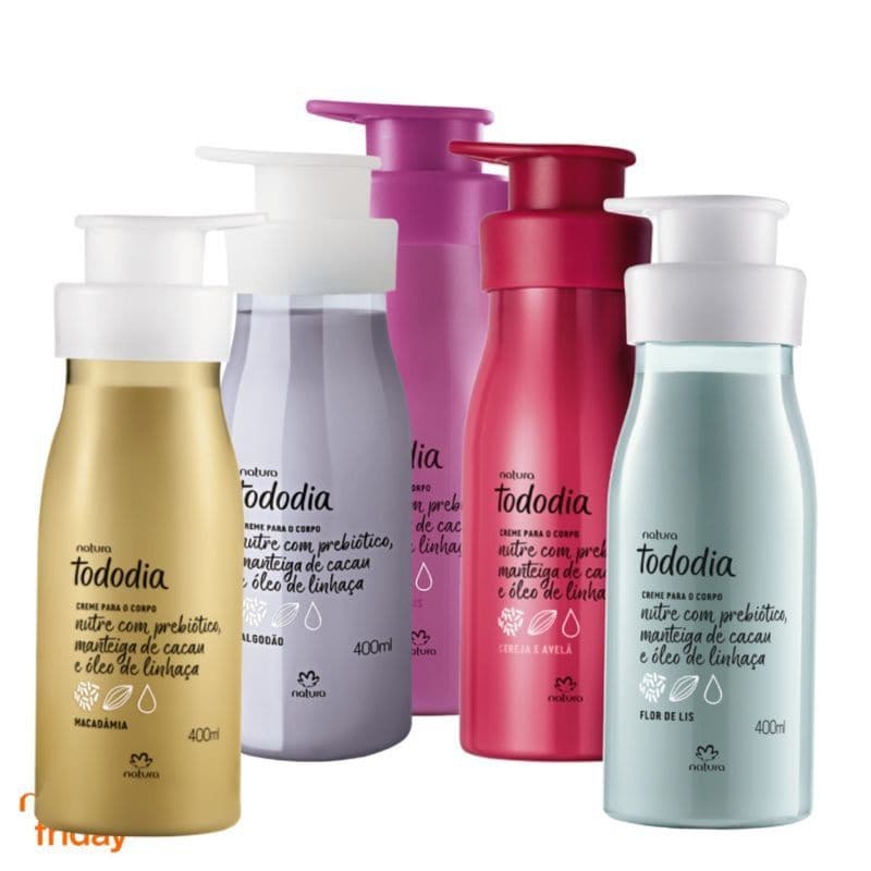 Hidratante Tododia Creme Para o Corpo 400ml-Fragrância a Escolha