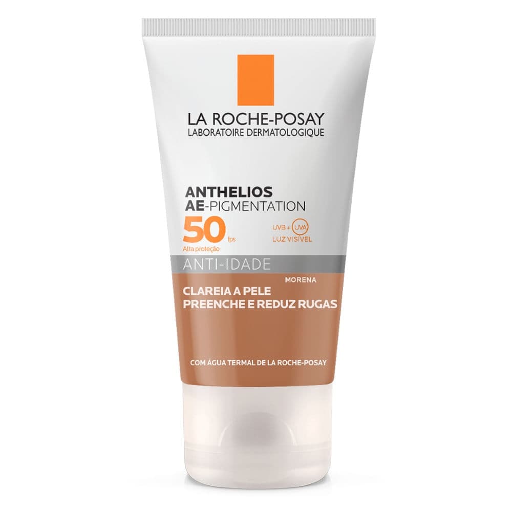 Protetor Solar anti-idade Anthelios Ae-Pigmentation FPS50 - Pele Morena - 40 gramas