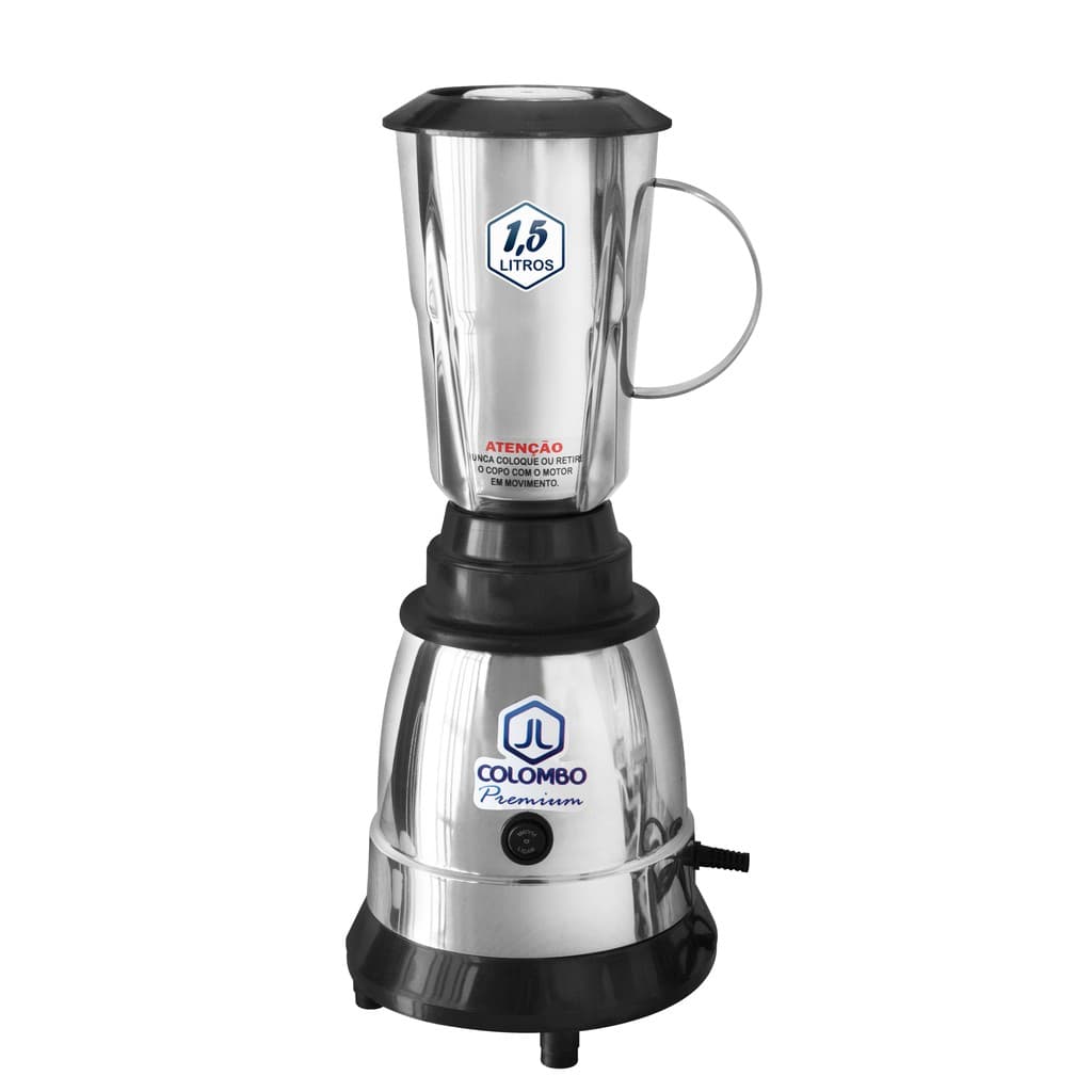 Liquidificador Industrial Alta Rotação Inox 1,5 Litros Monobloco Potente 800W  + BRINDE