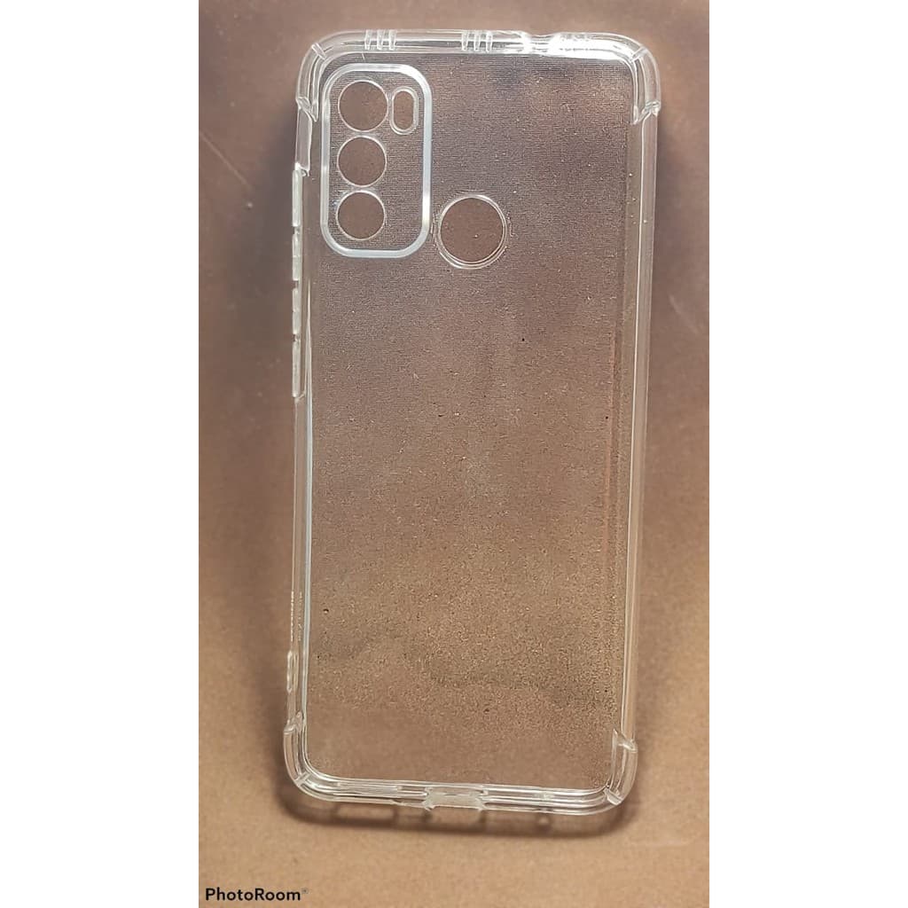 Capa  Case com Borda Protetora Transparente  para Moto Moto G60 (Não serve G60S)