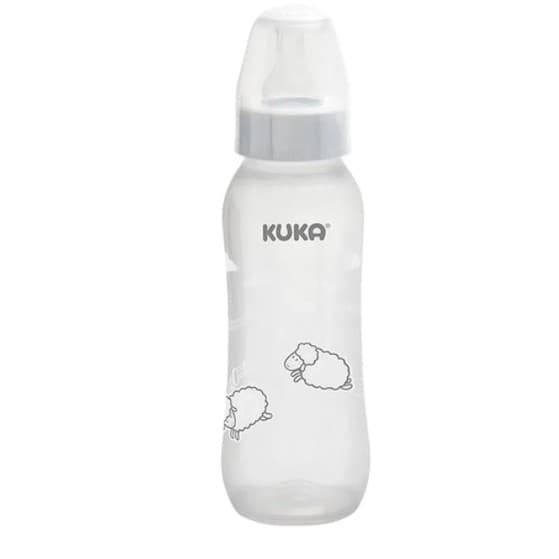 Mamadeira KUKA Natural Color 250Ml Bebê Toque Macio Essencial Para O Bebê Alta Qualidade Enxoval Completo