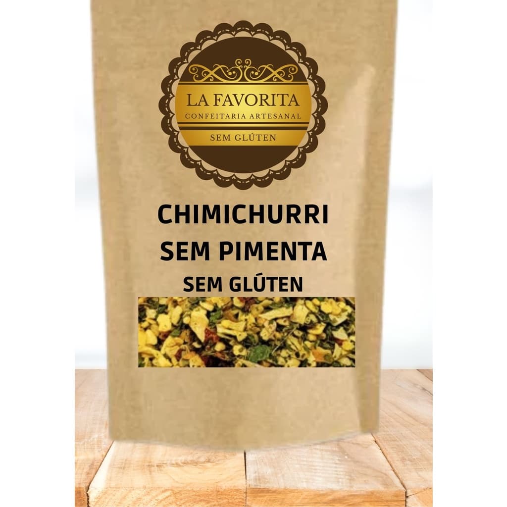 Chimichurri  sem pimenta 1 KG - Sem Glúten - Temperos Especiarias Condimentos
