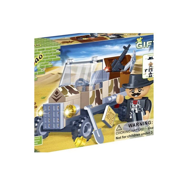 Blocos De Montar 58 Peças Farm Jeep Banbao Compatível Lego Pronta Entrega Envio Imediato