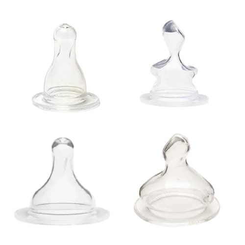 Bico de Mamadeira para Bebes em Silicone Murano