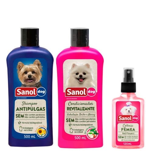 Shampoo Condicionador e perfume Femea para Cachorro e Gato - Pet Shop