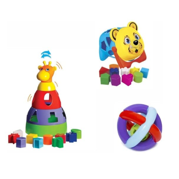 Kit De Brinquedos Educativo Para Bebês Brinquedos Didatico