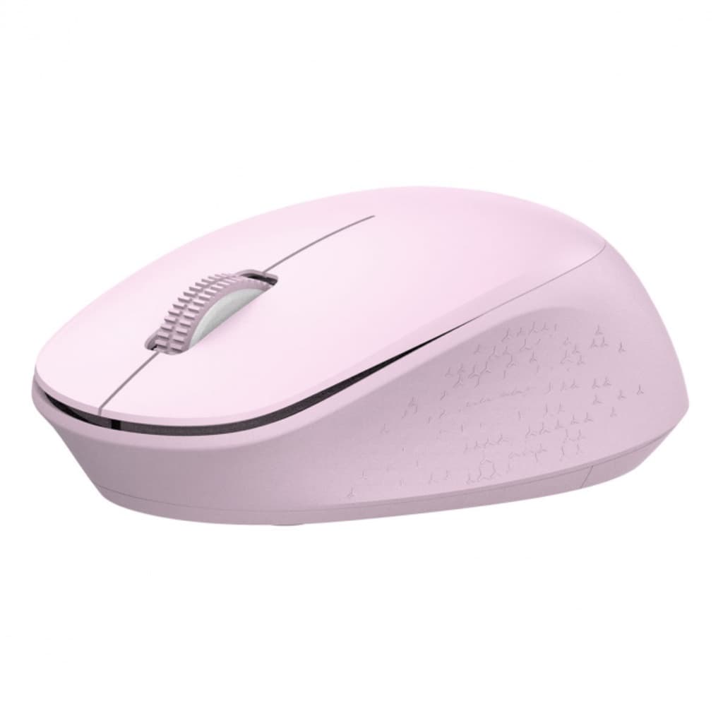 Mouse Sem Fio PCYes Mover Rosa 1600 DPI Silent Click Clique Silencioso Wireless 2.4GHz Ergonômico para Notebook PC