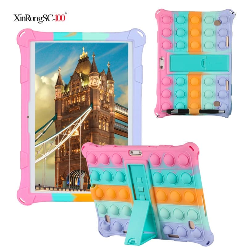 Silicone Macio Para 10 10.1 10.4 Polegada Android Mtk8752 K107 S107 Mtk6592 Tablet Soft Cover Case 24x17