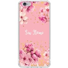 Capa de Celular Capinha Para Iphone 6 Plus / 6s Plus Personalizada - Floral Nome 4