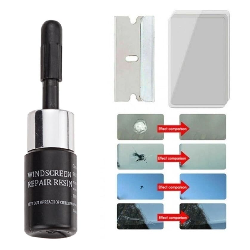 Kit Reparo Conserto Parabrisa Vidro Quebrado Carro Novidade novo Premium Novidade Kit Reparo de Para-brisa Profissional