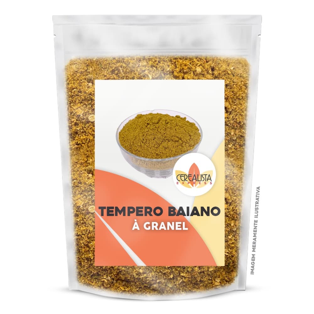 Tempero Baiano Original Premium a Granel Condimento Culinário Tempero Natural