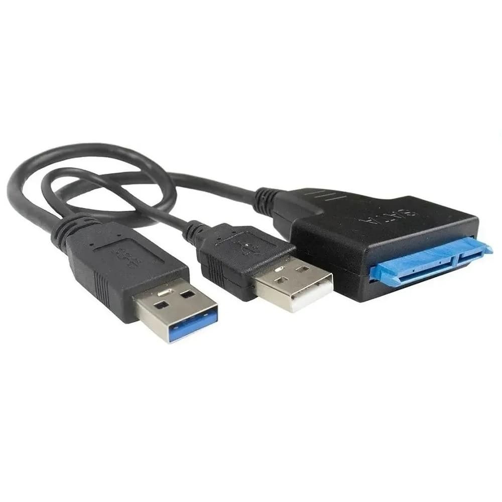 Cabo Adaptador Usb 3.0 Para Sata III Hd Externo 2.5, 3.5 e Ssd Hdd