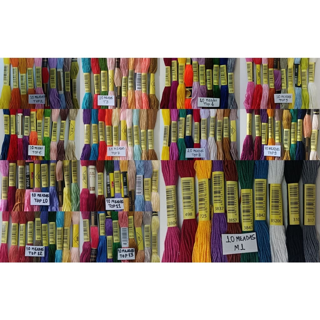 175 linha meadas para bordar ponto cruz