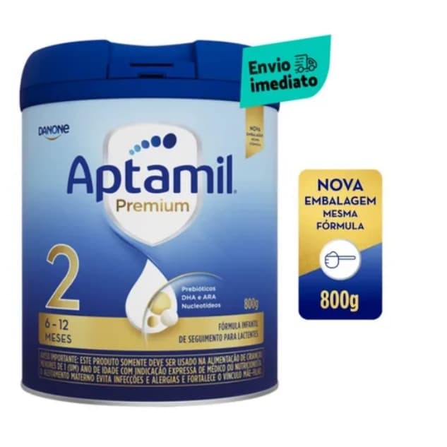 Fórmula Infantil em pó Aptamil Premium 2- Danone 800gr