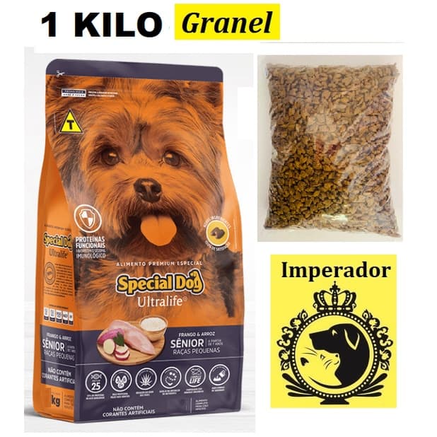 Ração Special Dog Ultralife Senior para Cachorro Idoso - Frango e Batata Doce (embalagem de 1 kilo granel)